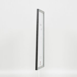 Efecto marco de madera maciza Perfil 25 azul 25x70 cm cristal antirreflejos