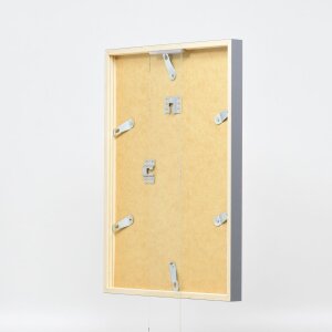 Efecto marco de madera perfil 35 antracita 29,7x42 cm cristal antirreflejos