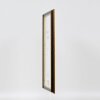 Efecto marco de madera perfil 21 nuez marrón 35x100 cm cristal antirreflejos