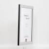 Efecto marco 2319 plata alto brillo 35x100 cm cristal de museo
