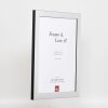 Efecto marco 2319 plata alto brillo 70x100 cm cristal de museo