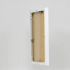 Portarretratos efecto aluminio Quadro 59,4x84,1 cm blanco cristal transparente