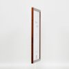 Efecto marco de madera Perfil 89 marrón oscuro 50x65 cm cristal antirreflejos