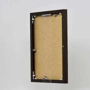 Efecto marco de aluminio Quadro 45x60 cm bronce cristal acrílico
