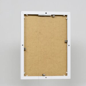 Portarretratos efecto aluminio Quadro 50x100 cm cristal acrílico blanco