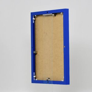 Portarretratos efecto aluminio Quadro 59,4x84,1 cm cristal acrílico azul