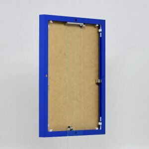 Portarretratos efecto aluminio Quadro 59,4x84,1 cm cristal acrílico azul
