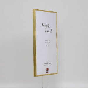 Cuadro Puzzle Efecto Arte Vidrio Acrílico Oro 33x66 cm Colgante de Pared
