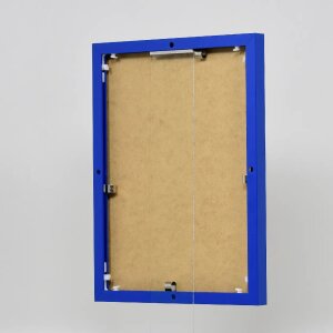 Efecto marco de aluminio Quadro 20x30 cm azul cristal de museo